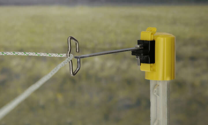 AKO Kopfisolator Band/Seil-Ecklösung T-Post